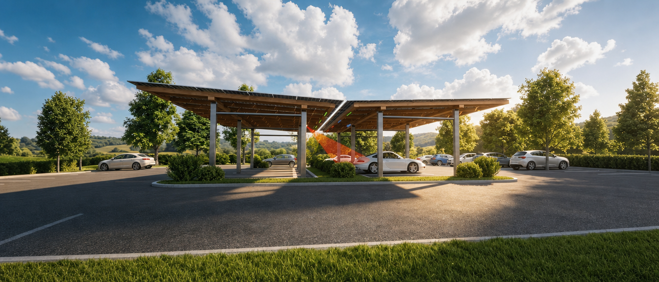 EnoPark Comfort Parking Carport Banner